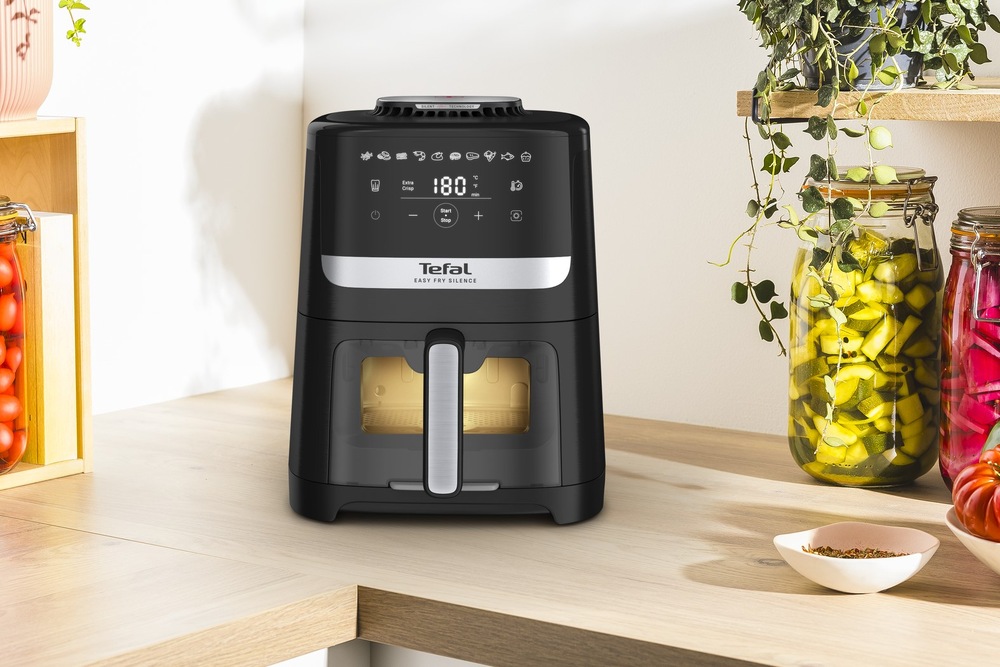 Fritéza teplovzdušná Tefal EY5568E0 Easy Fry Silence čierna