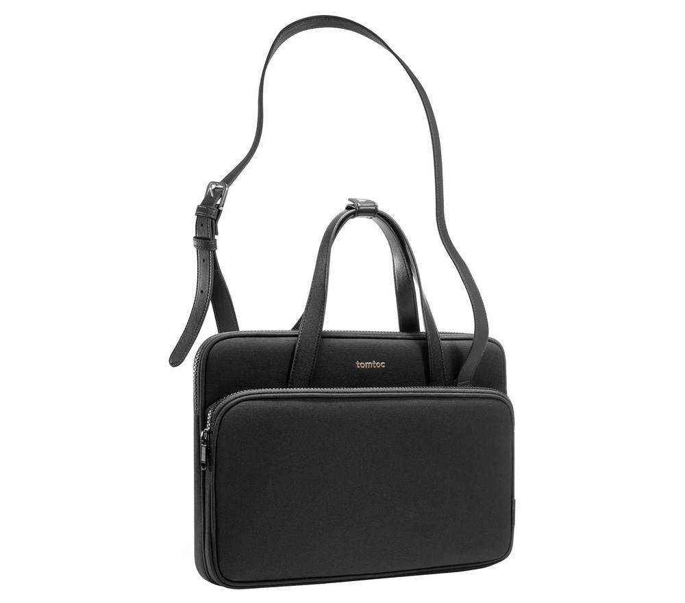 Taška na notebook tomtoc Shoulder Bag na 14 "a 13" MacBook Pro / Air - čierna