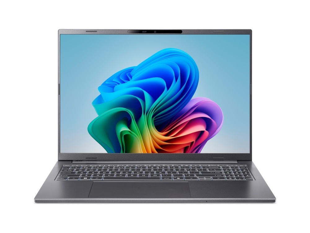 Notebook Acer Aspire 16 AI (A16-A71M-R5W4), sivý