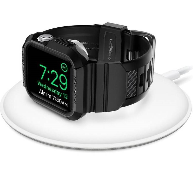 Remienok Spigen Rugged Armor Pro na Apple Watch 44/45 mm sivý Remienok Spigen Rugged Armor Pro na Apple Watch 44/45 mm sivý