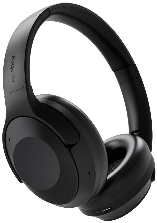 Slúchadlá Niceboy Aura 5, Active Noise Cancelling čierna „Niceboy