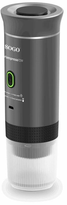 Kapsulový kávovar SOGO SS-5622 4v1, USB-C sivý Kapsulový kávovar SOGO SS-5622 4v1, USB-C sivý