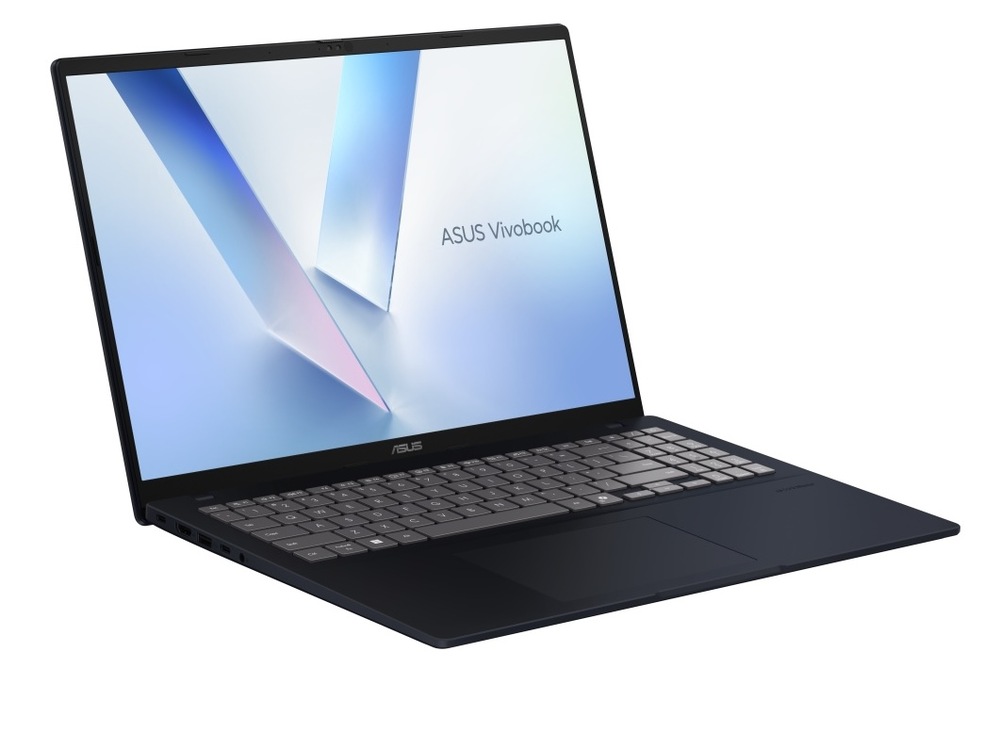 Notebook Asus Vivobook 16 modrý Vďaka najnovšiemu procesoru Intel Core Ultra 5 so 16GB operačnou pamäťou a obnovovacou frekvenciou až 4,5 MHz sa môžete sústrediť na podstatnú časť svojej práce