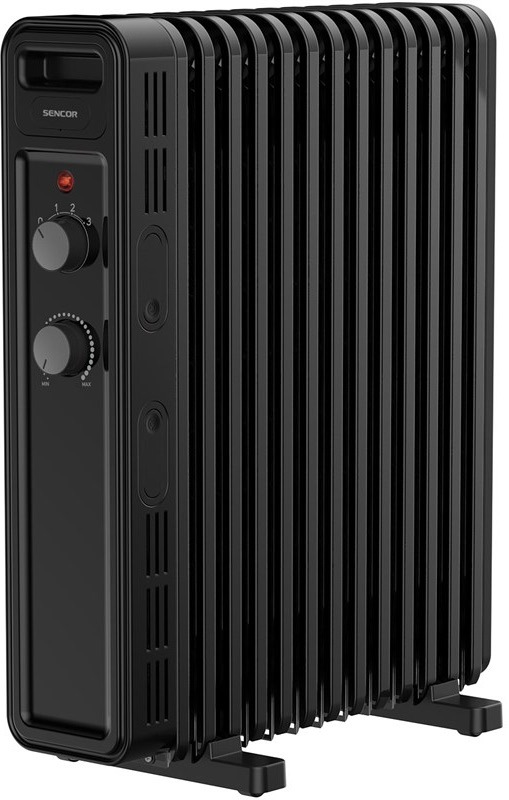 Olejový radiátor Sencor SOH 3513BK s príkonom 2500W