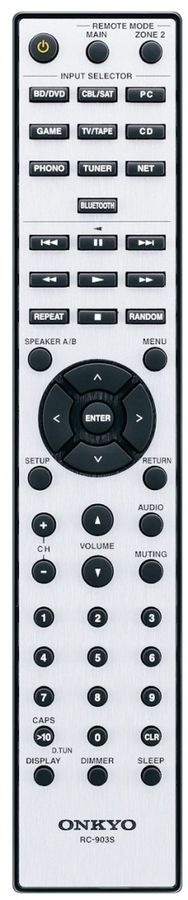 Zosilňovač Onkyo TX-8470 čierny Zosilňovač Onkyo TX-8470, DAB+ je dodávaný s diaľkovým ovládačom