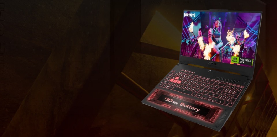 Notebook Asus TUF Gaming A15 sivý Notebook Asus TUF Gaming A15 sivý