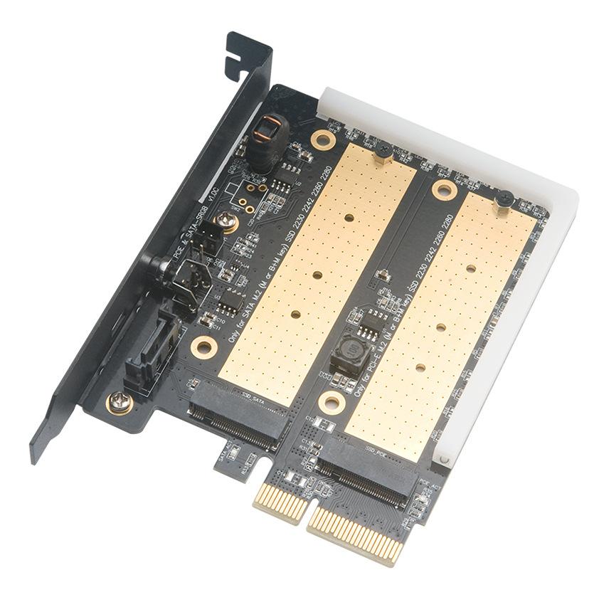 AKASA M.2 PCIe SSD a M.2 SATA SSD podporuje štandardné dĺžky M.2 diskov 2230, 2242, 2260, 2280 a 22110″ width=