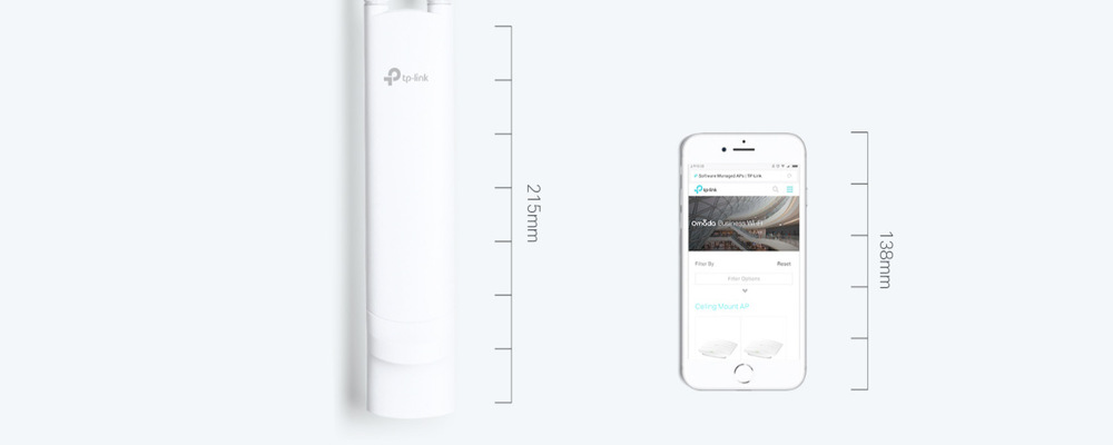 Prístupový bod (AP) TP-Link EAP225 - Outdoor