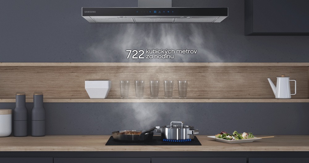 Odsávač pár Samsung NK24N5703BS strieborný Odsávač pár Samsung NK24N5703BS strieborný
