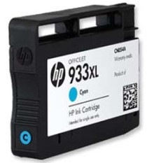 Cartridge HP 933XL, 825 strán azúrová farba Atramentová náplň HP 933XL, 825 strán - azúrová