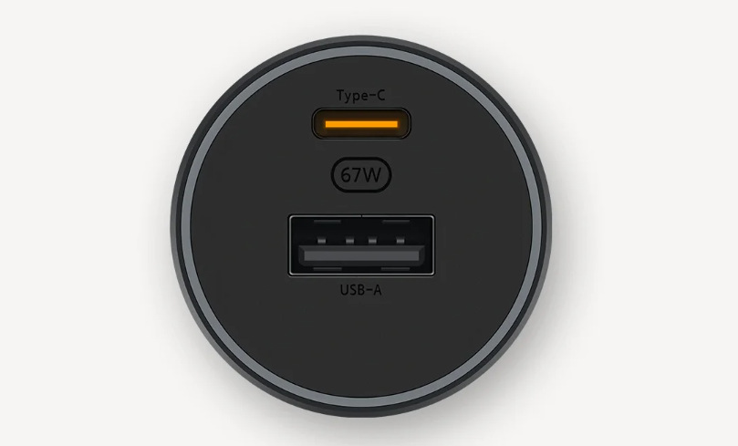 Adaptér do auta Xiaomi 67W, USB + USB-C čierny Adaptér do auta Xiaomi 67W, USB + USB-C čierny