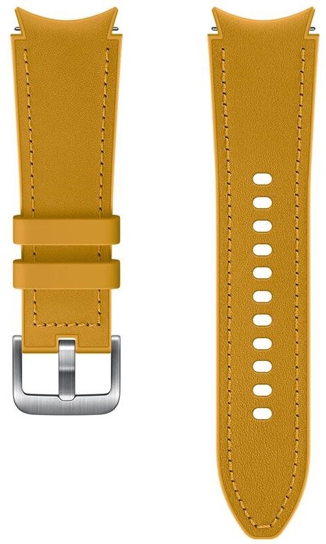 Remienok Samsung Hybridný kožený 20mm (veľkosť S/M) - mustard