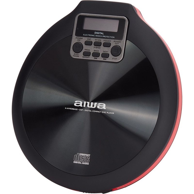 Discman AIWA PCD-810 čierny/červený