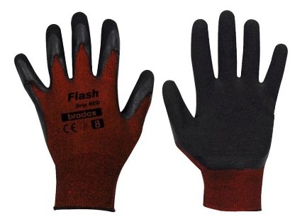 Rukavice Bradas FLASH GRIP latex  9
