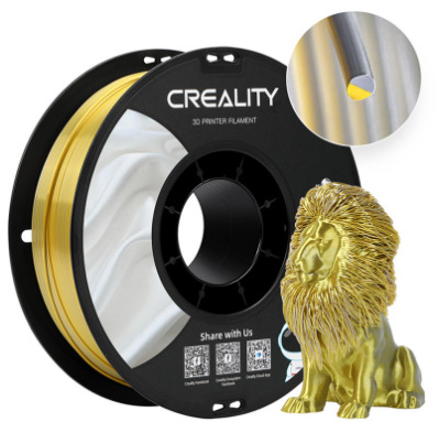 Tlačová struna (filament) Creality CR-Silk PLA 1kg strieborný/zlatý