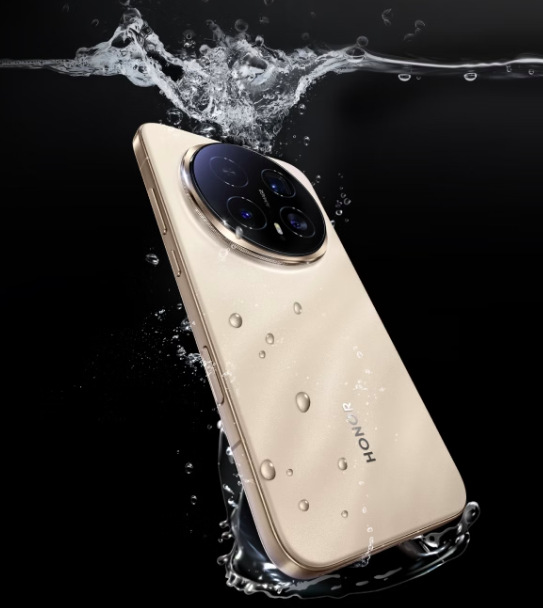 Mobilný telefón HONOR Magic8 Pro 5G 12 GB / 512 GB zlatý Vodeodolná konštrukcia telefónu HONOR Magic8 Pro s ochranou proti vode a prachu IP69K