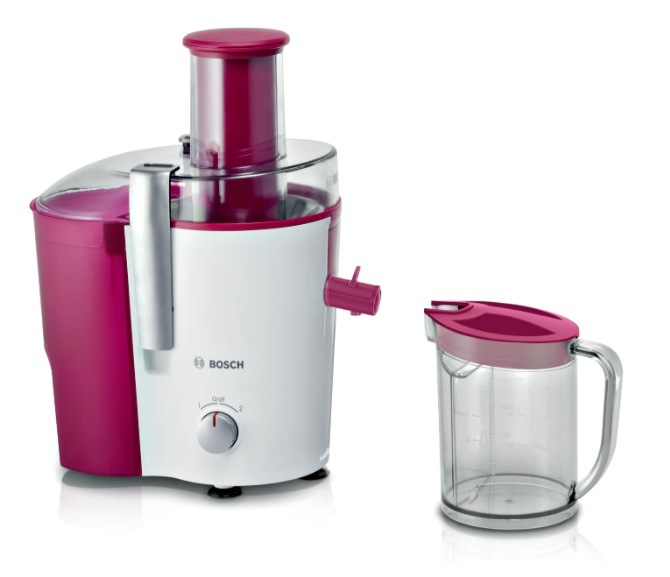 Odšťavovač Bosch MES25C0 biely/vínový