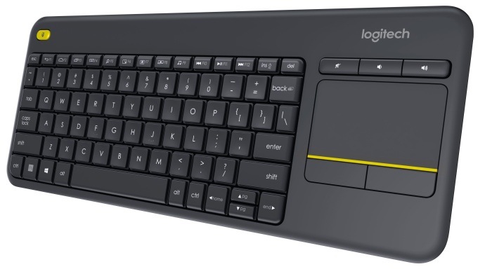 Klávesnica Logitech Wireless K400 Plus, CZ/SK čierna