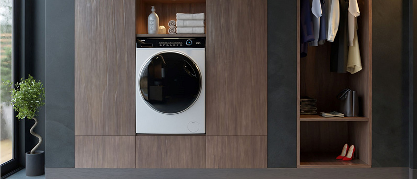 Práčka Haier HW80-B14979-S biela Designový