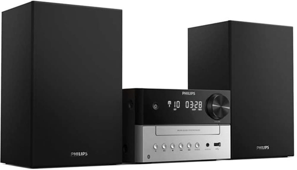 Mikro HiFi systém Philips TAM3205 čierny/strieborný