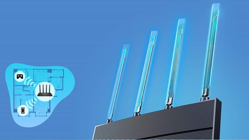 Router TP-Link Archer AX17 čierny Router TP-Link Archer AX17 čierny