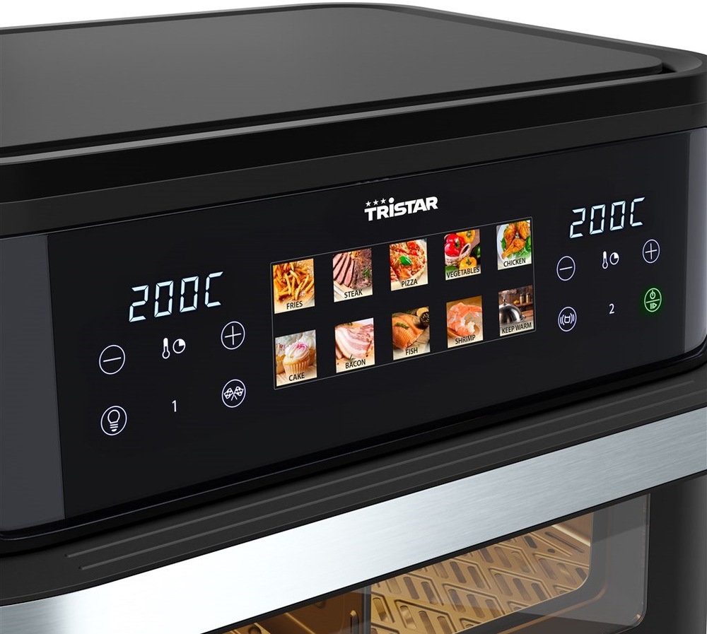 Fritéza teplovzdušná Tristar FR-9078 Dual zone flex 10 l čierna