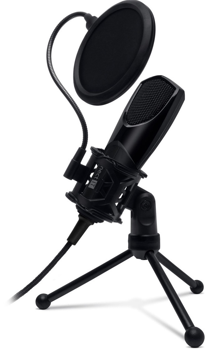 Mikrofón Connect IT YouMic s POP filtrem, USB čierny Mikrofón Connect IT YouMic s POP filtrem, USB čierny