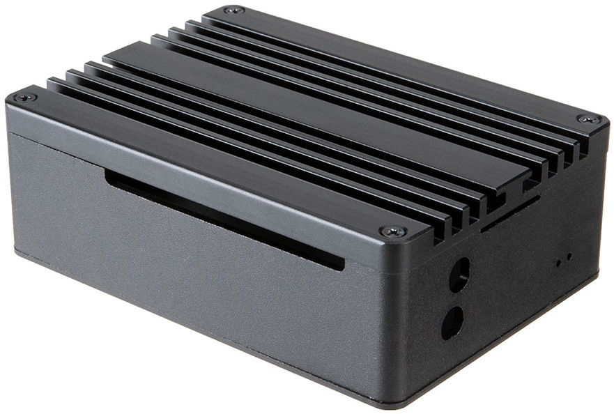 Case AKASA Pi 4 Pro Extended Aluminium case with Thermal Modules for Raspberry Pi 4 Model B čierna AKASA Pi 4 Pro Extended zachováva prístup ku všetkým I/O prvkom Raspberry Pi 4, vrátane konektorov pre HDMI, Ethernet, USB, GPIO, microSD kartu a ďalších. Všetky porty sú presne vyrezané na jednoduché pripojenie bez nutnosti demontáže krytu, čo zjednodušuje manipuláciu aj správu.
