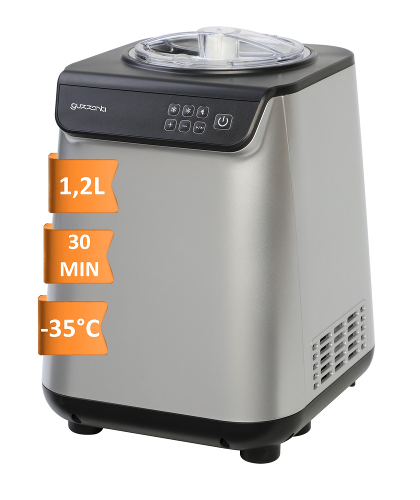 Zmrzlinovač Guzzanti GZ 151A strieborný Guzzanti GZ 151A, stříbrná/černá