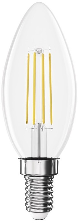 Žiarovka LED EMOS Filament sviečka, 1,8 W, E14, teplá biela