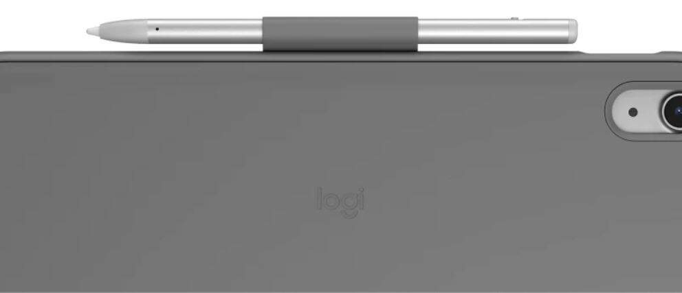 Puzdro s klávesnicou na tablet Logitech Slim folio na Apple iPad 10.9" sivé