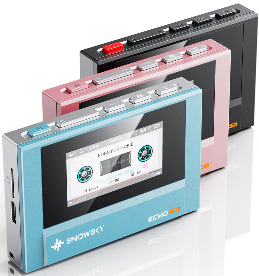 HiFi prenosný digitálny prehrávač FiiO SNOWSKY ECHO Mini 512MB čierny Digitálny prehrávač FiiO SNOWSKY Echo Mini, čierny
