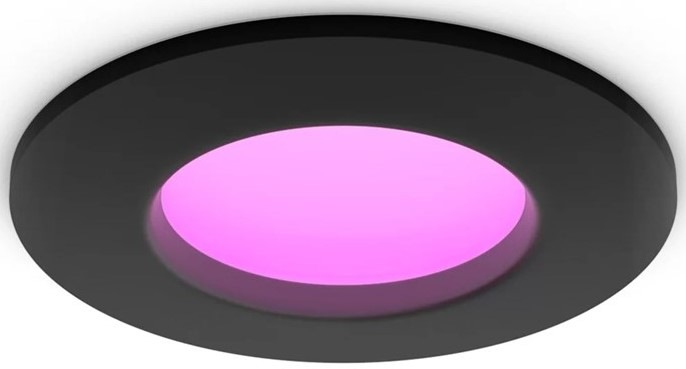 Vstavané svietidlo Philips Hue Slim downlight S (90mm) - čierne