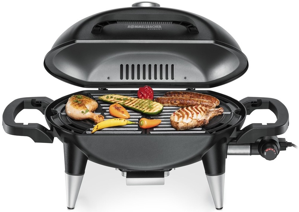 Gril Rommelsbacher BBQ 4100/S čierny