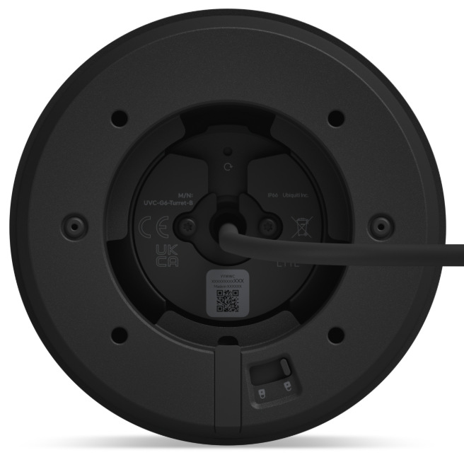 IP kamera Ubiquiti UniFi Protect G6 Turret, 4K čierna IP kamera Ubiquiti UniFi Protect G6 Turret, 4K - čierna