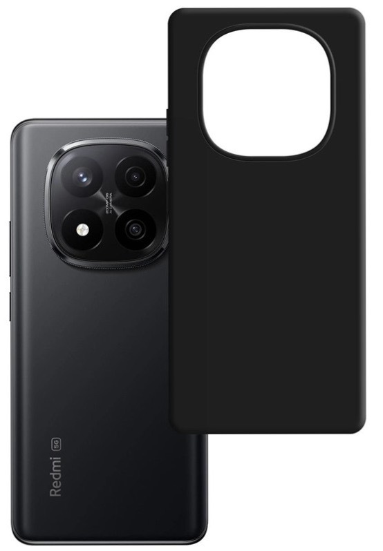 Kryt na mobil 3mk na Xiaomi Redmi Note 15, čierna farba