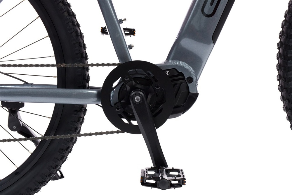 Elektrobicykel GoGEN Campo Plus MX 720 29" 21" 2026 sivé GoGEN Campo Plus MX sa opiera o preverené komponenty Shimano