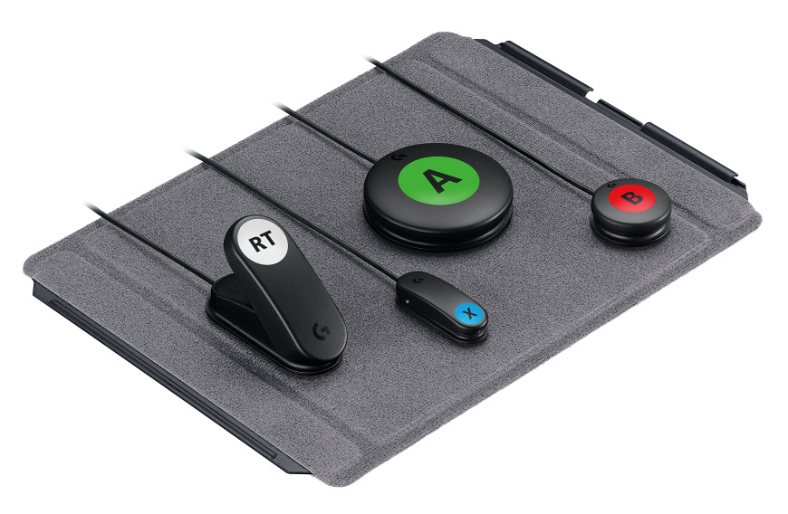 Sada Logitech G Adaptive Gaming Kit - Xbox čierne Logitech G Adaptive Gaming Kit pre Xbox s programovateľnými tlačidlami na podložke