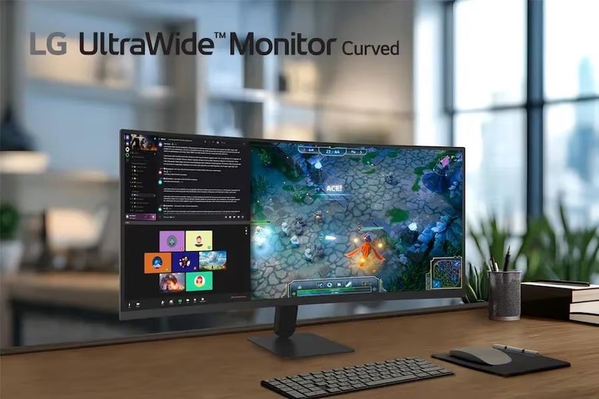 Vďaka širokouhlému formátu 21:9 máte výrazne viac priestoru na prácu ako v prípade klasického monitora s formátom 16:9.