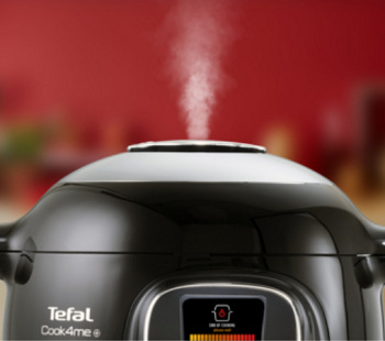 Multifunkčný tlakový hrniec Tefal Cook4me+ Connect CY855830 čierny Parní