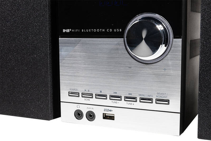 Mikro HiFi systém Trevi HCX 10D8 DAB čierny/strieborný