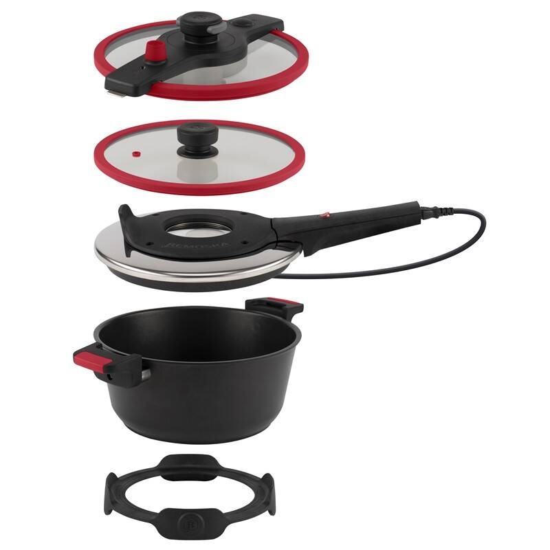 Elektrický hrniec na pečenie Remoska T41/45 Tria Red, obsah balenia