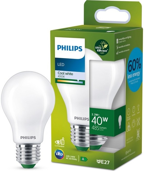Žiarovka LED Philips 40W, A60, E27, neutrálna biela