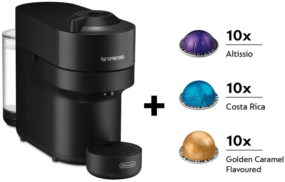 Kapsulový kávovar De'Longhi ENV90.B Bundle čierny Kapsulový kávovar De'Longhi ENV90.B Bundle čierny