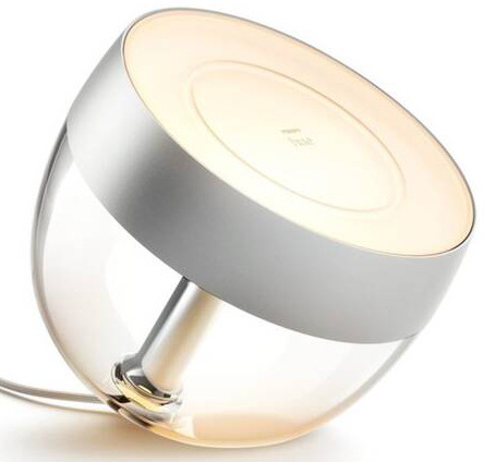Stolná lampa Philips Hue Iris Silver Special Edition strieborná