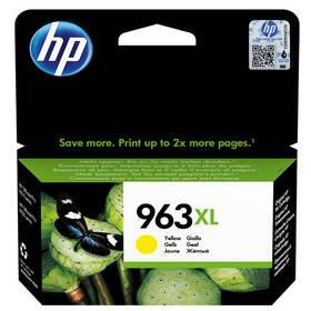 Inkoustová náplň HP 963XL, 1600 stran (3JA29AE) žlutá