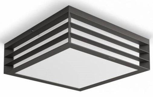 LED stropné svietidlo Philips Moonshine, 2xE27 - antracitové