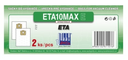 Vrecká pre vysávače Jolly MAX ETA 10 E (2 ks) Vrecká pre vysávače Jolly MAX ETA 10 E (2 ks)