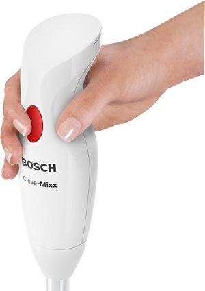 Ponorný mixér Bosch MSM24100 biely/červený BOSMSM24100_rukoväť