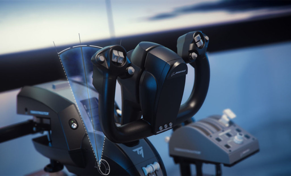 Joystick Thrustmaster TCA YOKE PACK BOEING Edition pre Xbox One, Series X/S, PC čierny „“